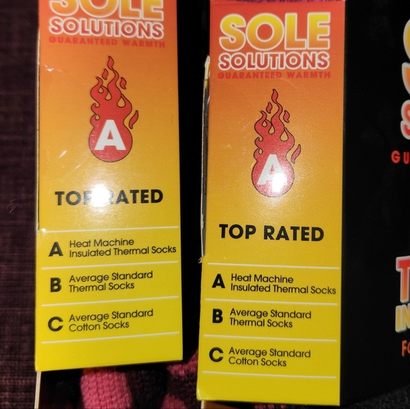Sole solutions thermal socks. 2 pair - Picture 4 of 4